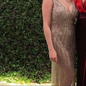 Jovani gorgeous golden gown